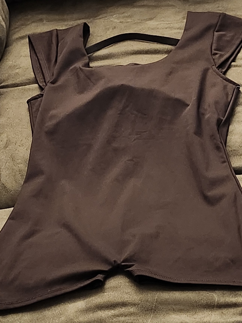 Women’s Square Neck Brown Jumpsuit